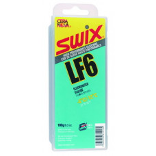 "Swix" Низкофторовый парафин на холод, голубой LF6 Blue -6/-12C 180г.